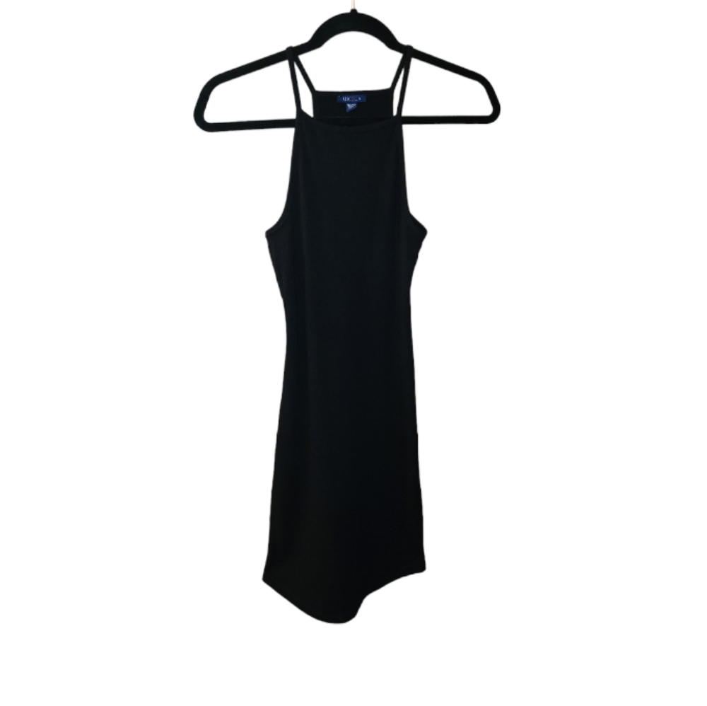 4/$20! UK2LA Ribbed‎ Black Dress